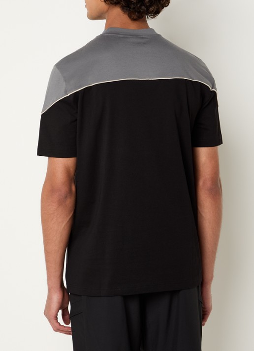 Armani T-shirt met logo - achterkant zwart
