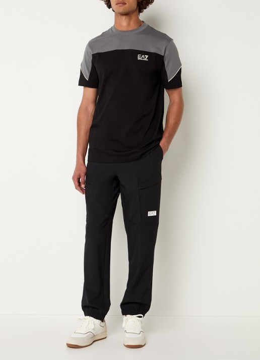 Armani T-shirt met logo - voorkant 3 zwart