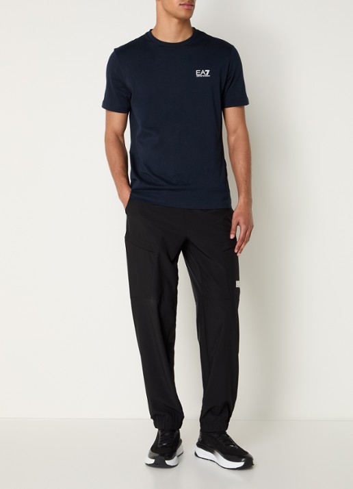 Armani T-shirt met logo - voorkant 2 donkerblauw