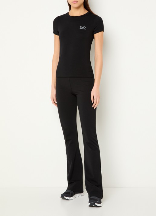 Armani T-shirt met logo - voorkant 4 zwart