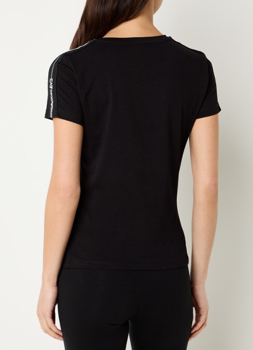 Armani T-shirt met logo - achterkant zwart
