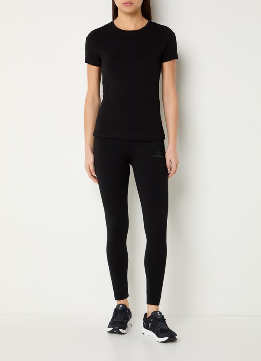 Armani T-shirt met logo - voorkant 3 zwart