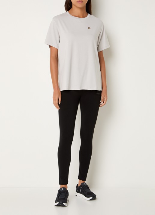 Armani T-shirt met logo - voorkant 3 beige