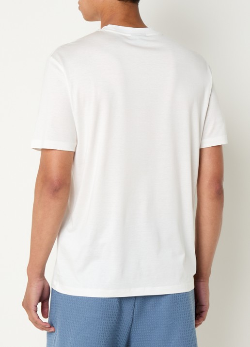 Armani T-shirt met logo - achterkant 4 gebroken wit