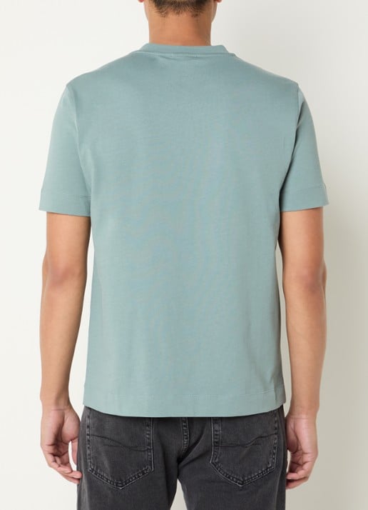 Armani T-shirt met logo - achterkant mint