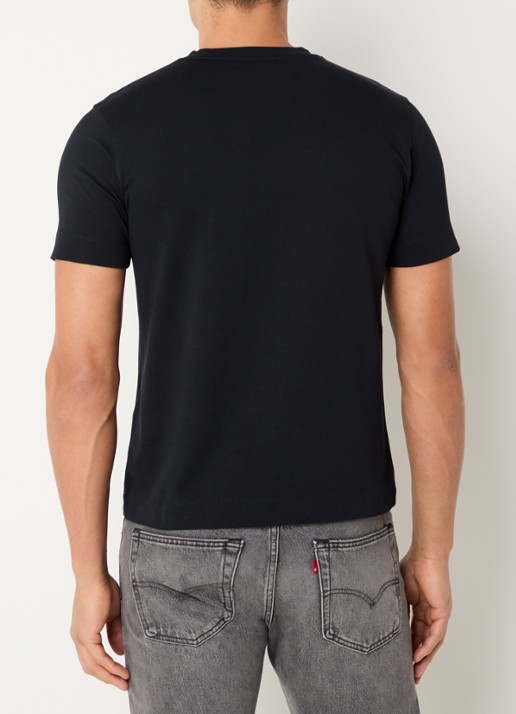 Armani T-shirt met logo - achterkant 3 donkerblauw
