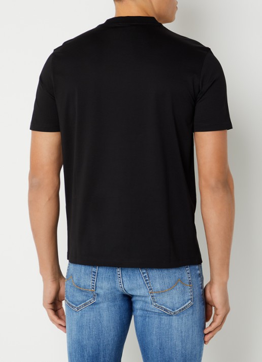 Armani T-shirt met logo - achterkant 4 donkerblauw
