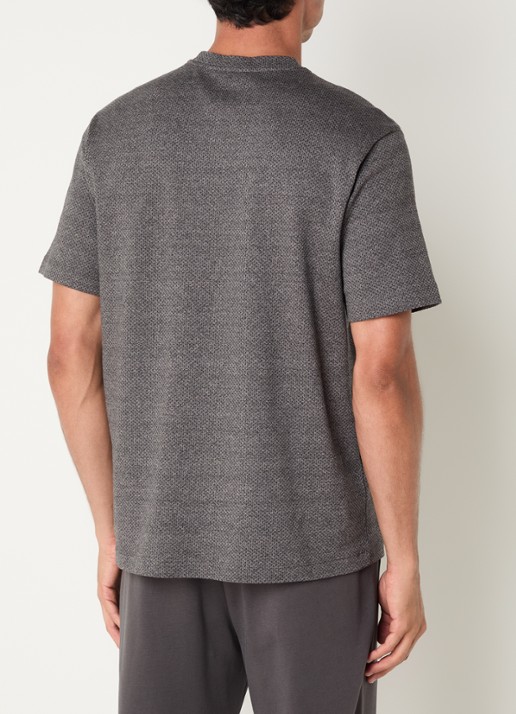 Armani T-shirt met logo - achterkant 2 antraciet