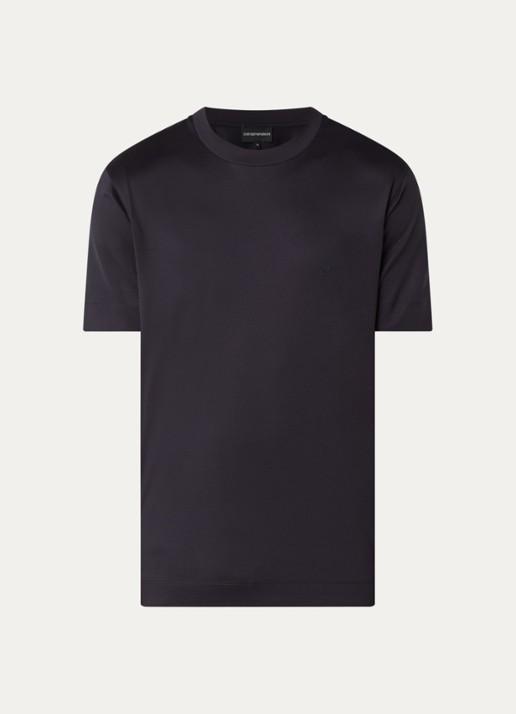Armani T-shirt met logo - voorkant 2 donkerblauw