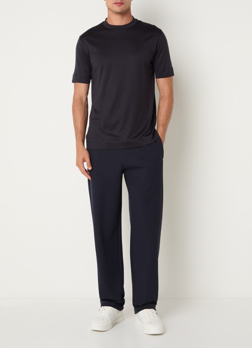 Armani T-shirt met logo - voorkant 3 donkerblauw