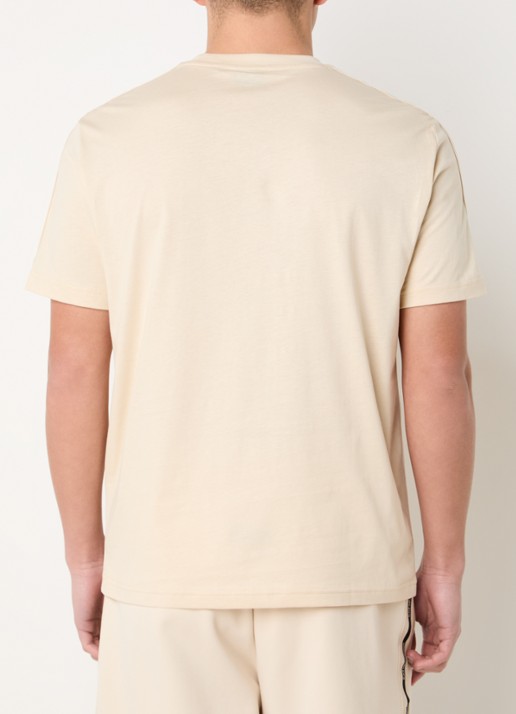 Armani T-shirt met logoband - achterkant donkerbruin