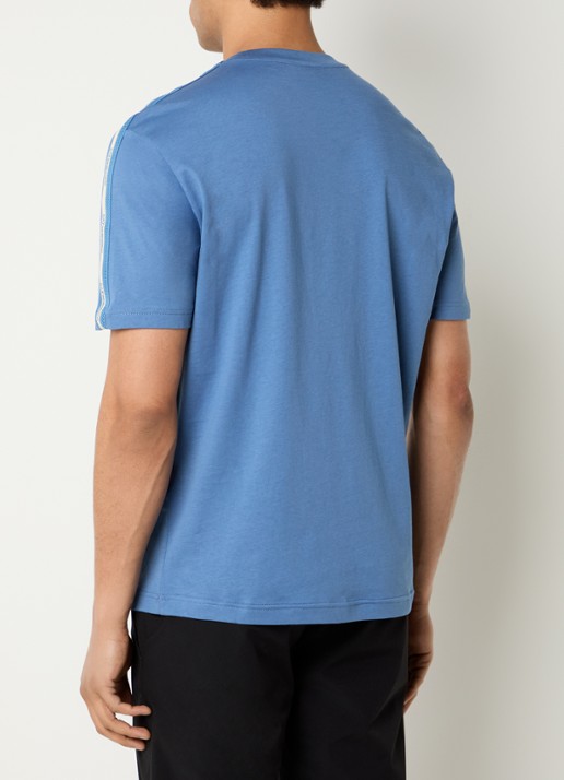 Armani T-shirt met logoband - achterkant 4 blauwgrijs