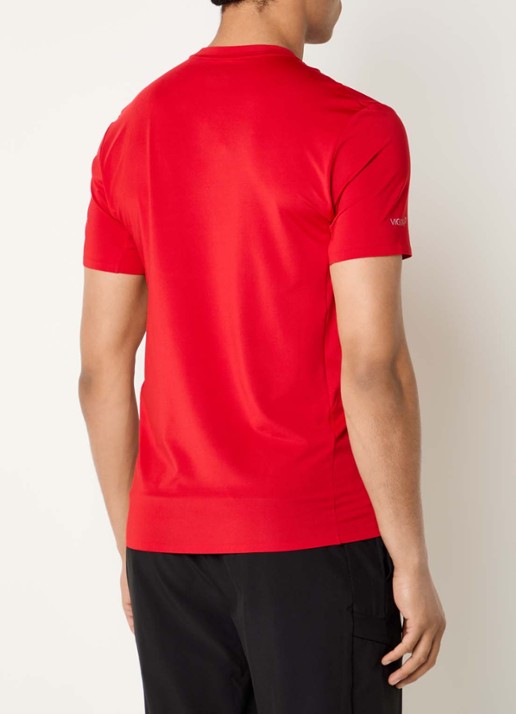 Armani T-shirt met logoprint - achterkant 4 rood