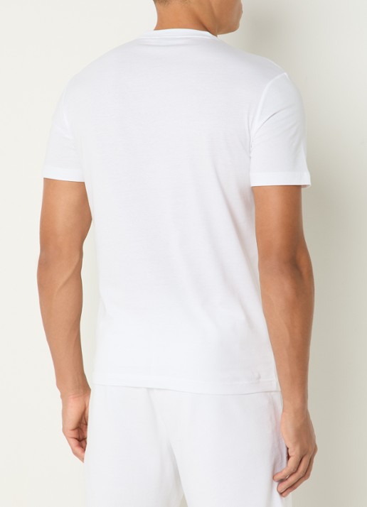 Armani T-shirt met logoprint - achterkant 2 wit