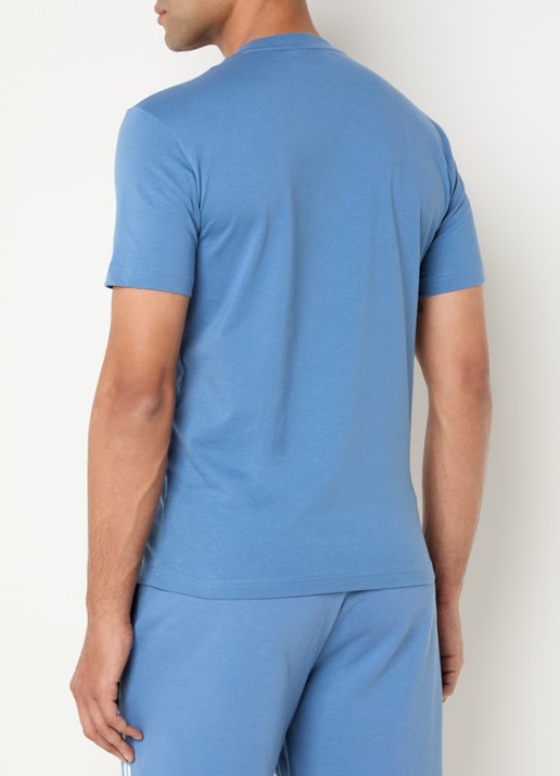 Armani T-shirt met logoprint - achterkant 4 staalblauw