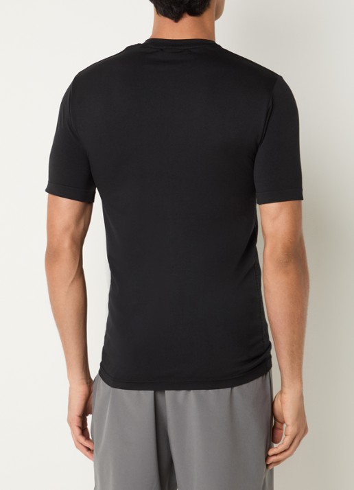 Armani T-shirt met logoprint - achterkant 2 zwart