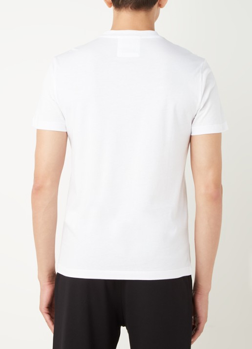 Armani T-shirt met logoprint - achterkant wit