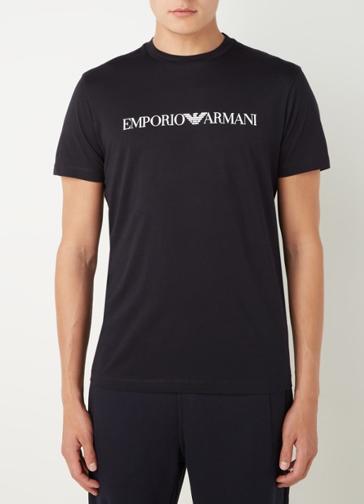 Armani T-shirt met logoprint