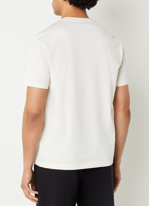 Armani T-shirt met logoprint - achterkant 3 wit