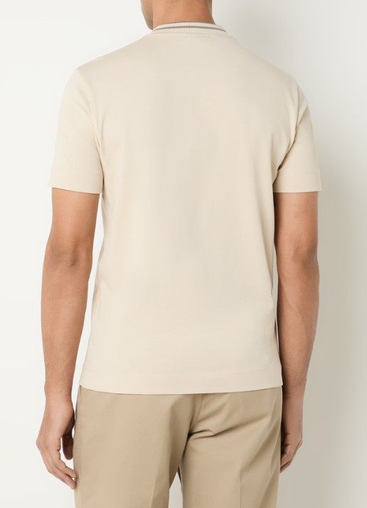 Armani T-shirt met logoprint - achterkant 4 beige
