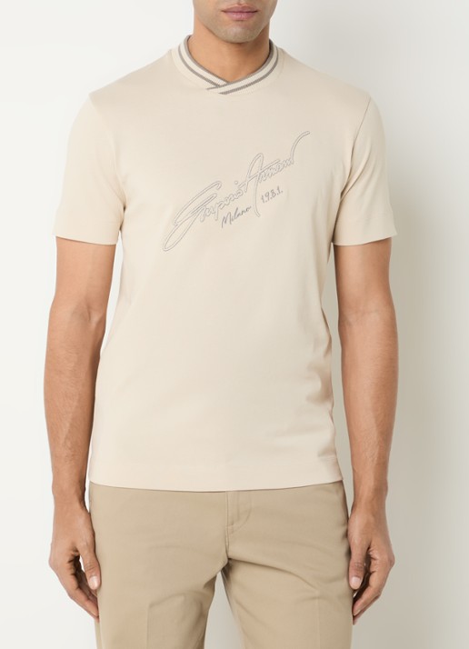 Armani T-shirt met logoprint