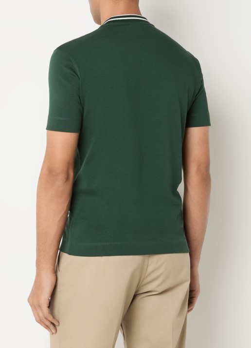 Armani T-shirt met logoprint - achterkant groen