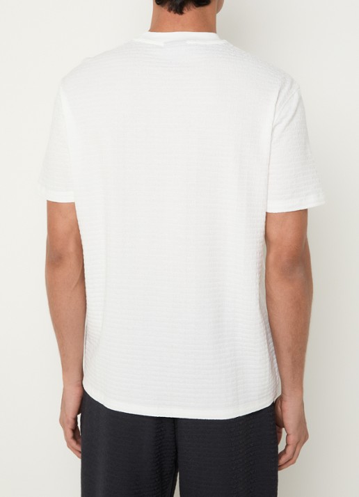 Armani T-shirt met logoprint - achterkant 3 wit