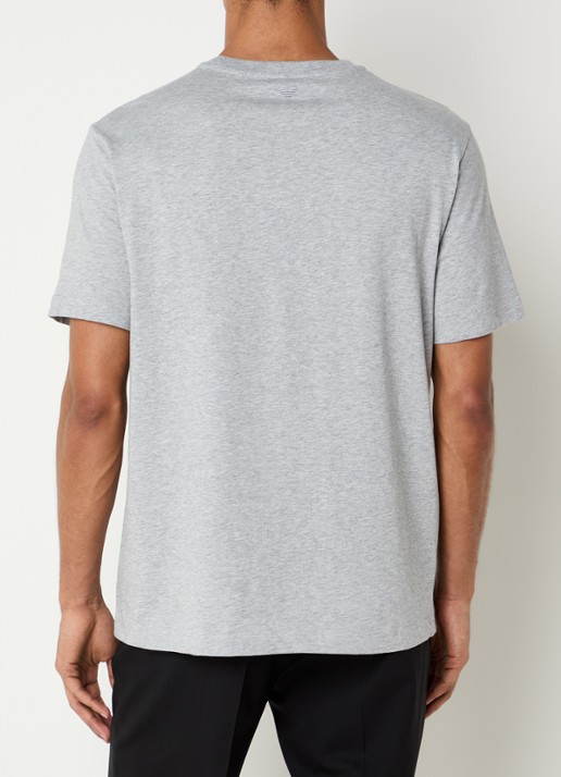 Armani T-shirt met logoprint - achterkant 4 grijsmele
