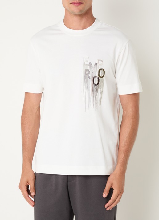 Armani T-shirt met logoprint