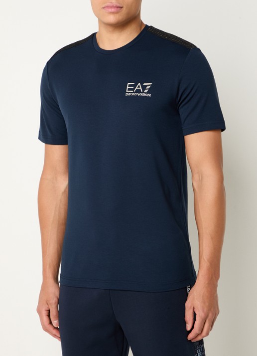 Armani T-shirt met lurex en logo