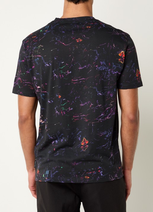 Armani T-shirt met print - achterkant 2 zwart