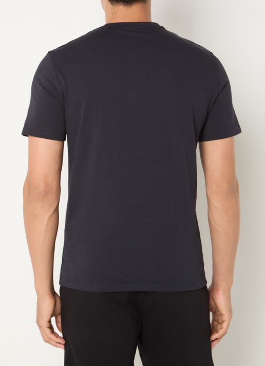 Armani T-shirt met print - achterkant 4 donkerblauw