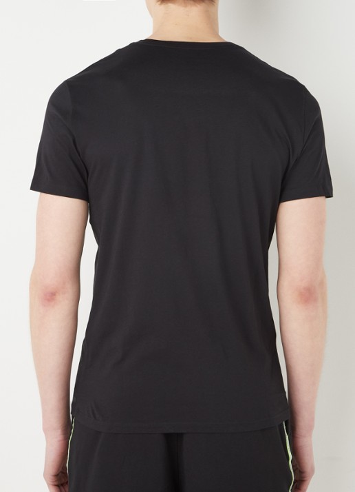 Armani T-shirt met ronde hals - achterkant zwart