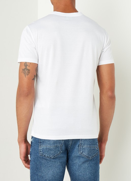Armani T-shirt met ronde hals - achterkant 3 wit