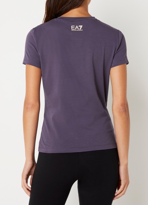 Armani T-shirt met strass - achterkant 4 violet