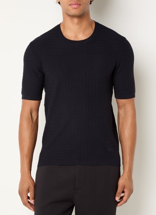 Armani T-shirt met structuur