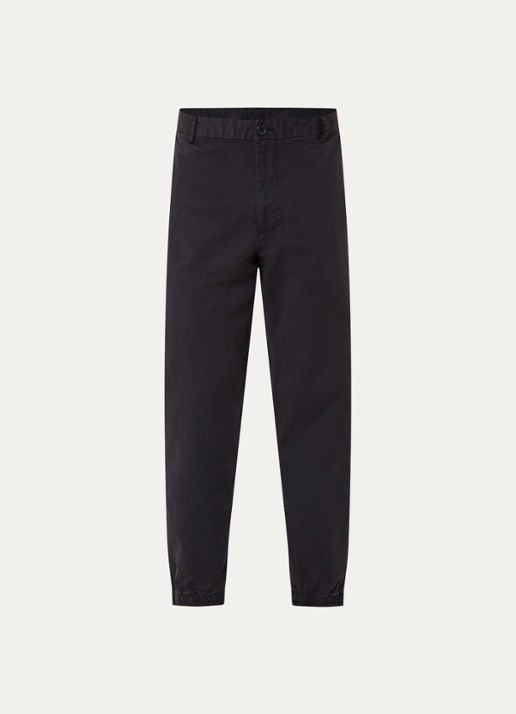 Armani Tapered fit broek met steekzakken - voorkant 2 donkerblauw
