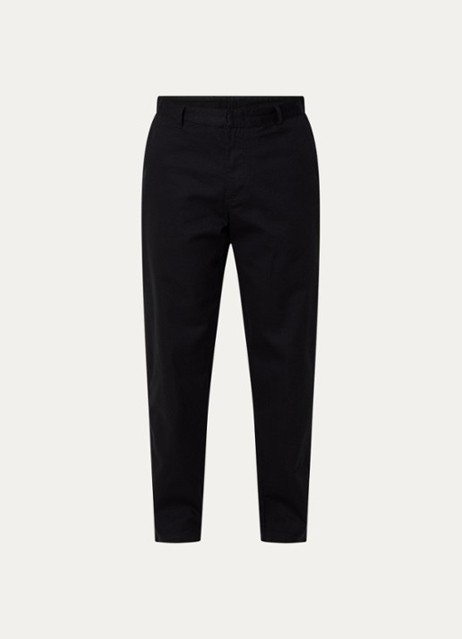 Armani Tapered fit chino met steekzakken - voorkant 4 zwart