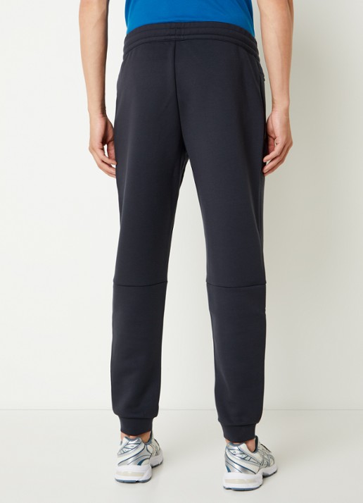 Armani Tapered fit joggingbroek met logo - achterkant 3 donkerblauw