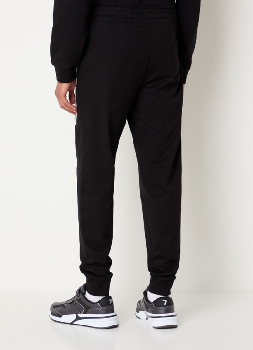 Armani Tapered fit joggingbroek met steekzakken - achterkant 3 zwart