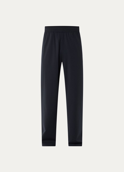 Armani Tapered fit joggingbroek met steekzakken - voorkant 3 donkerblauw