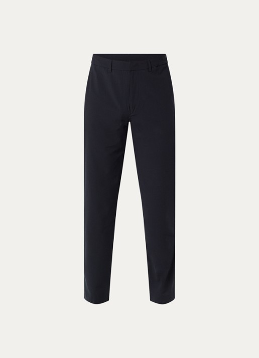 Armani Tapered fit pantalon met steekzakken - voorkant 3 donkerblauw