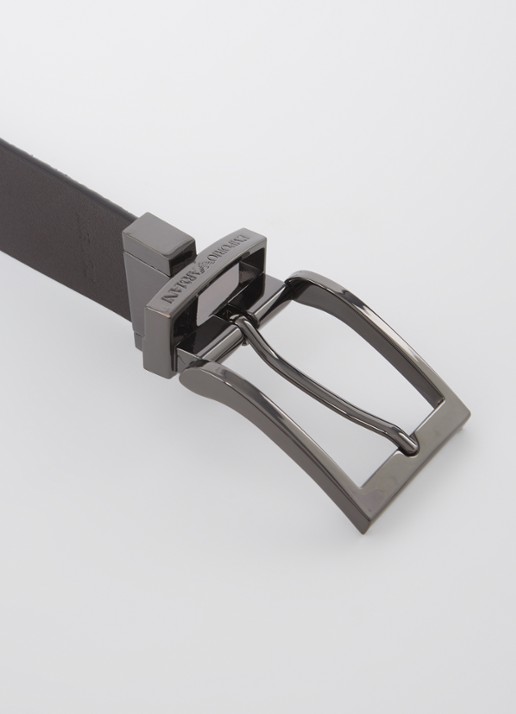 Armani TONGUE BELT - detail 2 bruin