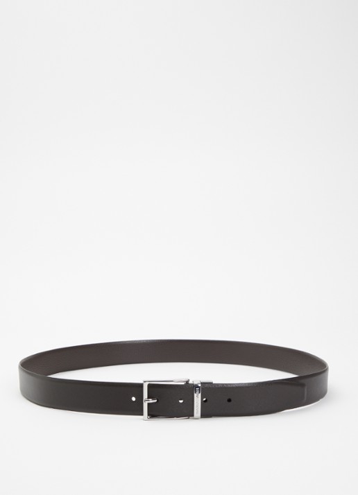 Armani Tongue riem van leer
