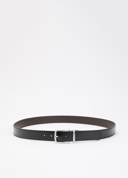 Armani Tongue riem van leer