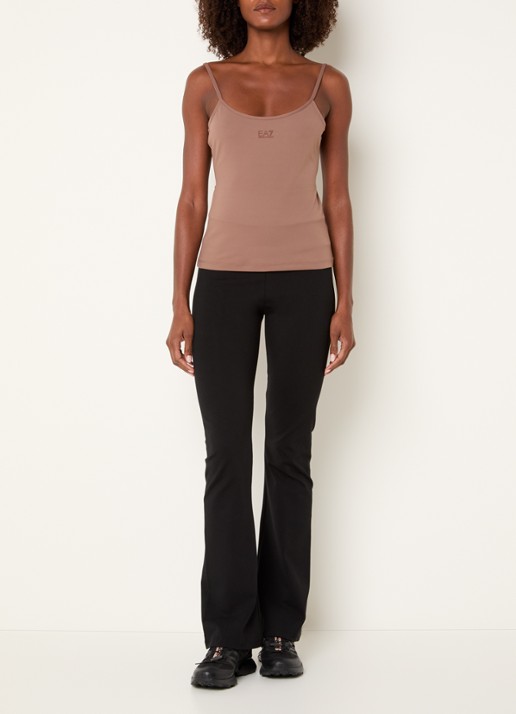 Armani Top met logo - voorkant 2 zalmroze