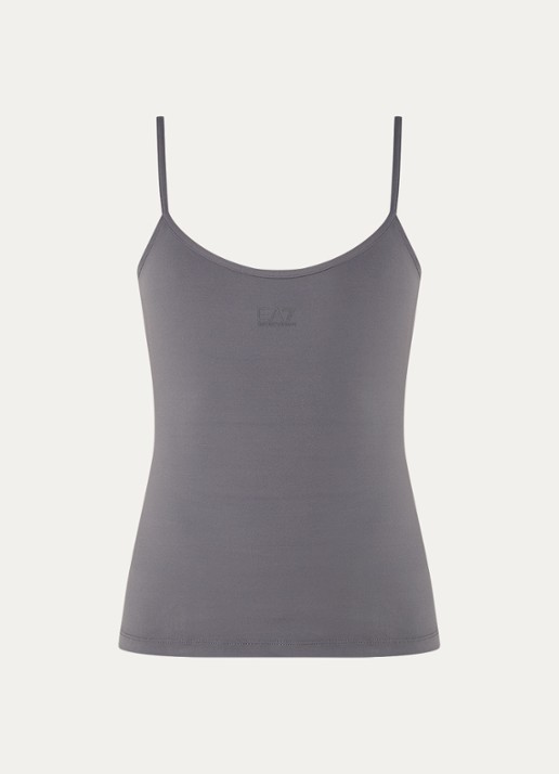 Armani Top met logo - voorkant antraciet