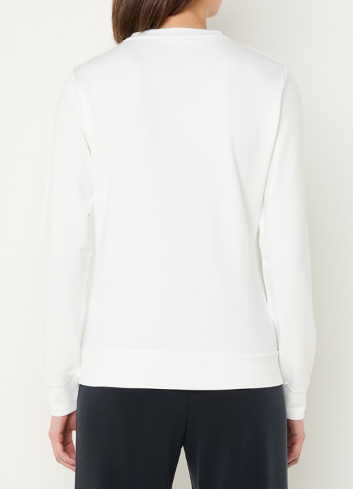 Armani Trainings sweater met logo van strass - achterkant 5 wit