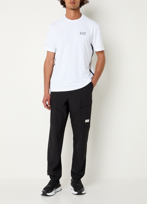Armani Trainings T-shirt met logo - voorkant 2 wit