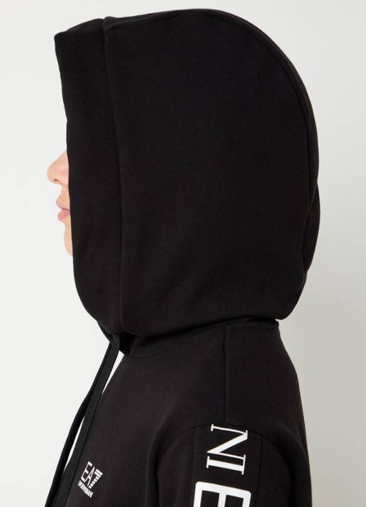 Armani Trainingspak met capuchon en logoprint - detail 7 zwart